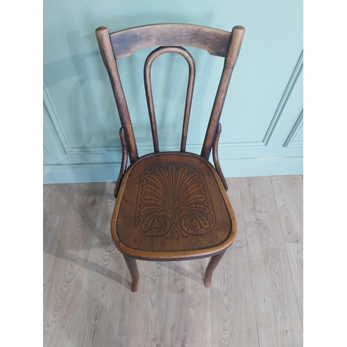 73 - Early 20th C. Bentwood chair. {90 cm H x 45 cm W x 42 cm D}.