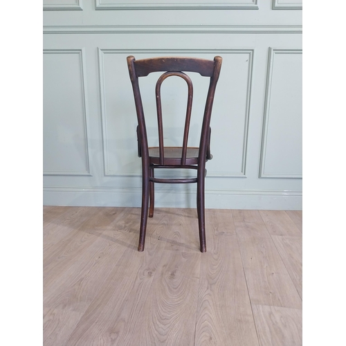 73 - Early 20th C. Bentwood chair. {90 cm H x 45 cm W x 42 cm D}.