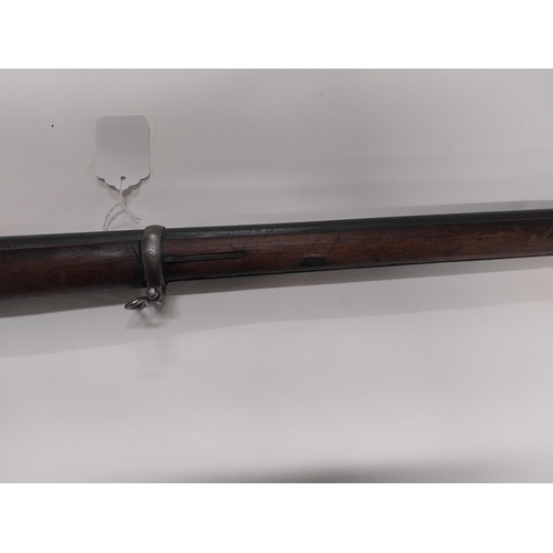 736 - 19th C. Volunteer Veterelli rifle stamped UVF and UPG with original bayonet. Overall length with bay... 