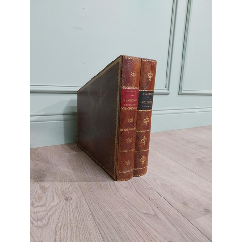 771 - Vintage desk tidy in the form of books. {36 cm H x 35 cm W x 12 cm Dia]