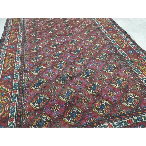 390a - Decorative Persian carpet square. { 320cm L X 208cm W }.