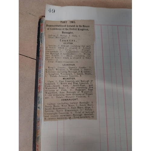 154 - Martin, Cleland and Taylor Wholesale and Mercantile Stationers Glasgow shop ledger. {34 cm H x 21 cm... 