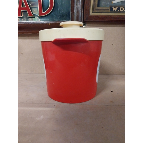 162 - 1960�s Johnny Walker ice bucket. {18 cm H x 21 cm Dia.}.