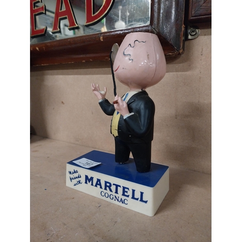 167 - Marrtell Brandy perspex advertising model. {19 cm H x 13 cm  W x 7 cm D}.