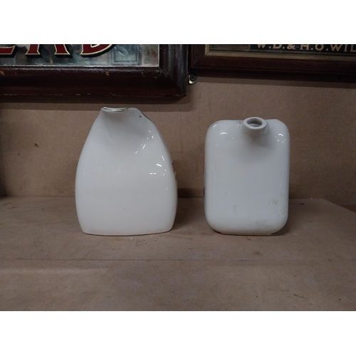 169 - Bell's Scotch Whiskey and Canadian Club Wade ceramic water jugs. {15 cm H x 17 cm W x 12 cm D and 14... 