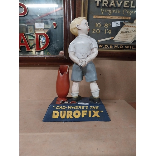 172 - 1960�s Dad Where�s the Durofix plastic advertising model. {38 cm W x 24 cm W x 12 cm D}.