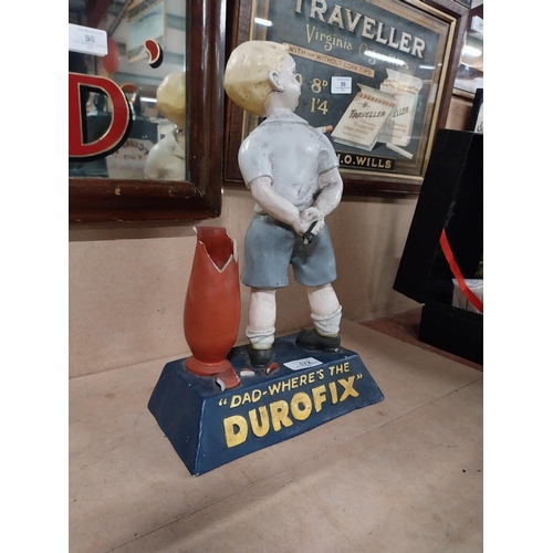 172 - 1960�s Dad Where�s the Durofix plastic advertising model. {38 cm W x 24 cm W x 12 cm D}.