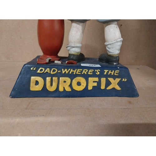 172 - 1960�s Dad Where�s the Durofix plastic advertising model. {38 cm W x 24 cm W x 12 cm D}.