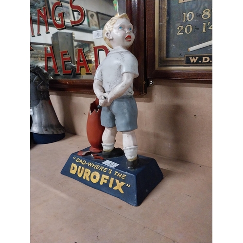 172 - 1960�s Dad Where�s the Durofix plastic advertising model. {38 cm W x 24 cm W x 12 cm D}.