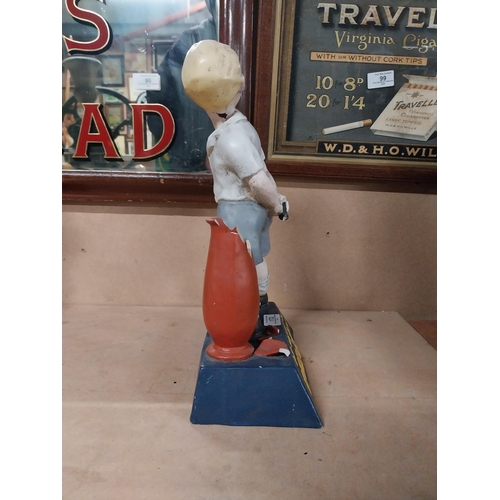 172 - 1960�s Dad Where�s the Durofix plastic advertising model. {38 cm W x 24 cm W x 12 cm D}.