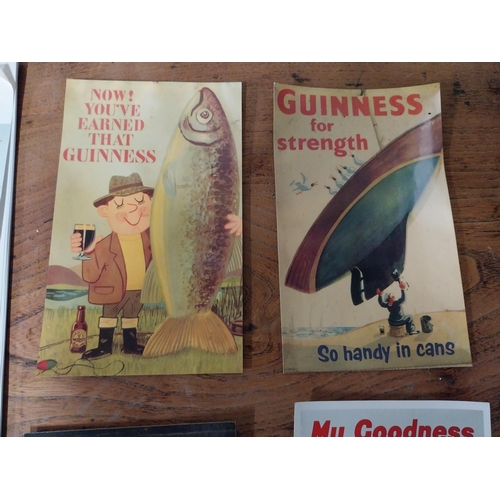 2 - 1996 Guinness calendar {50 cm H x 35 cm W}  and four Guinness postcards.