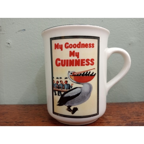 223 - My Goodness My Guinness Carrigaline pottery adverting cup H 10cm x W 10cm x D 8cm . NOT AVAILABLE TO... 