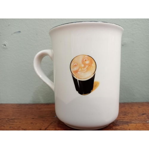 223 - My Goodness My Guinness Carrigaline pottery adverting cup H 10cm x W 10cm x D 8cm . NOT AVAILABLE TO... 