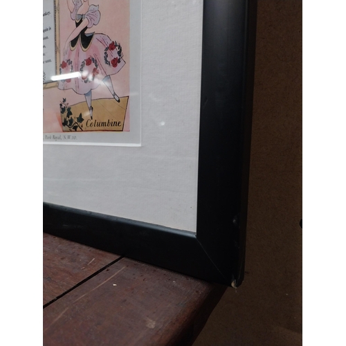 251 - Framed Guinness Panto Time print. {45 cm H x 35 cm W}