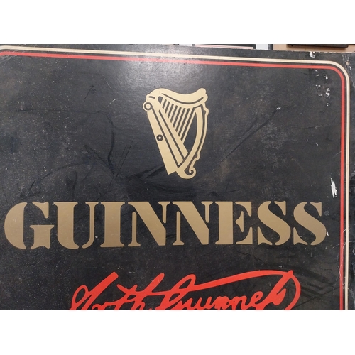 293 - Guinness No Beer comes Near cardboard showcard. {76 cm H x 76 cm W}.