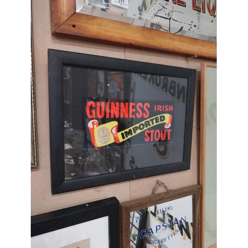 314 - My Goodness My Guinness framed wrapping paper. {61 cm H x 47 cm W}.