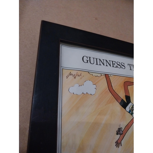 319 - Guinness Time Summer 1974 framed print {40cm H x 60cm W}