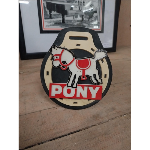 328 - Two persex shelf signs � Watneys Keg and Pony Ale. {12 cm H x 15 cm W} and {15 cm H x 13 cm W.