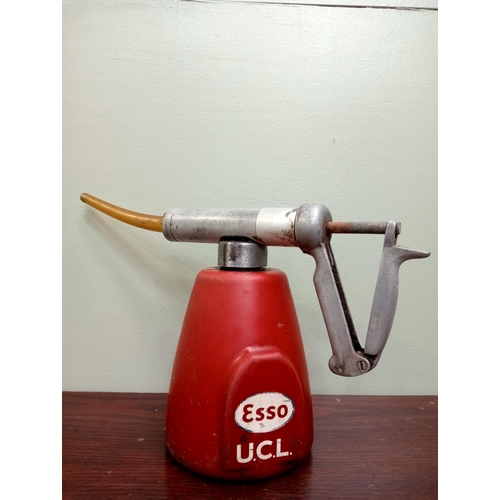 359A - Vintage 1950s metal Esso Upper Cylinder lubricant dispenser  H 22cm x W 40cm x D 12cm . NOT AVAILABL... 