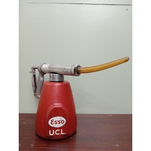 359A - Vintage 1950s metal Esso Upper Cylinder lubricant dispenser  H 22cm x W 40cm x D 12cm . NOT AVAILABL... 