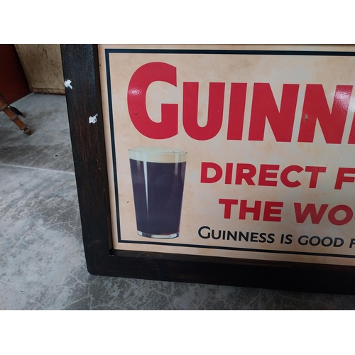 450A - Guinness Direct from the wood framed advertisement {40cm H x 60cm W}