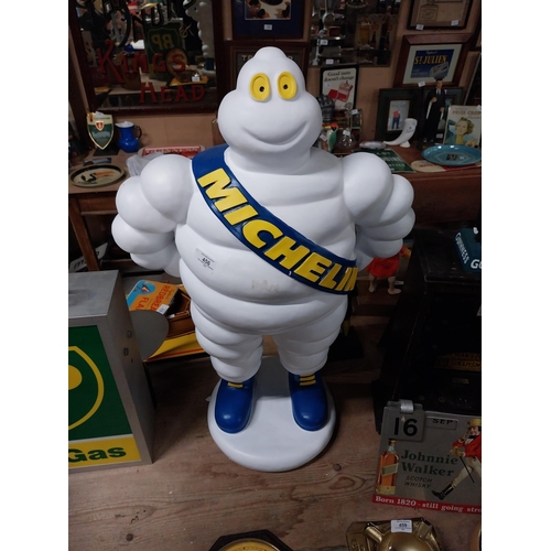 456 - Michelin Man composition advertising figure. {83 cm H x 47 cm W x 23 cm D}.