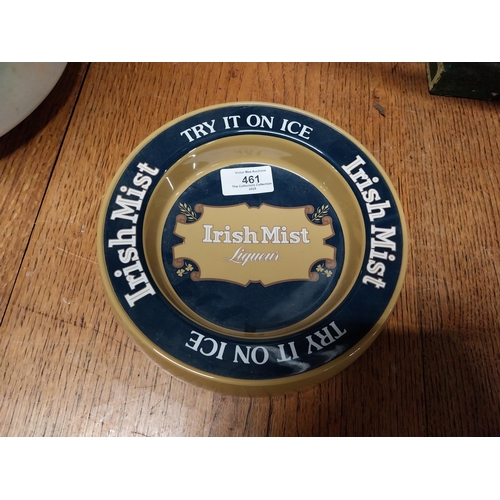 461 - Irish Mist Try It On Ice plastic change tray. {4 cm H x 20 cm Dia.}.