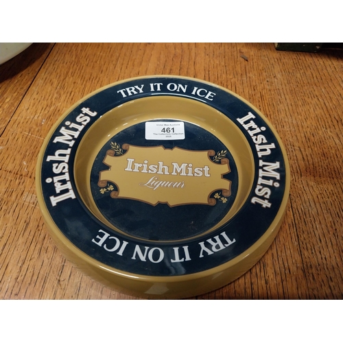 461 - Irish Mist Try It On Ice plastic change tray. {4 cm H x 20 cm Dia.}.