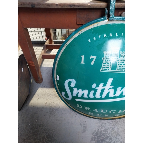 470A - Smithwicks double sided perspex light up advertising sign