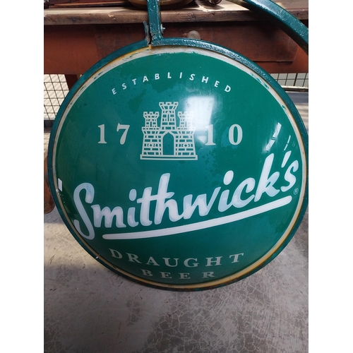 470A - Smithwicks double sided perspex light up advertising sign