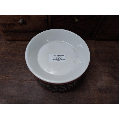 499 - Guinness ceramic change tray. {9 cm H x 14 cm Dia.} and Murphy's Irish Stout change tray. {4 cm H x ... 