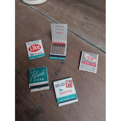 50 - Collection of 7Up advertising matchsticks.