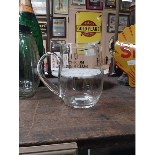 504 - Limited edition 1960's Waterford Crystal hand blown, three pint  Guinness Tankard.. {17  cm H x 19 c... 