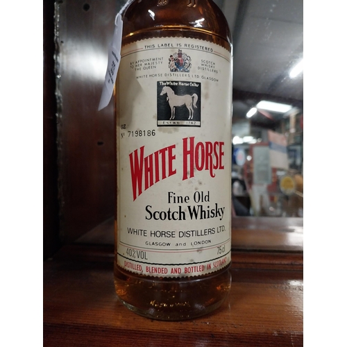 533 - Bottle of White Horse Scotch Whiskey.