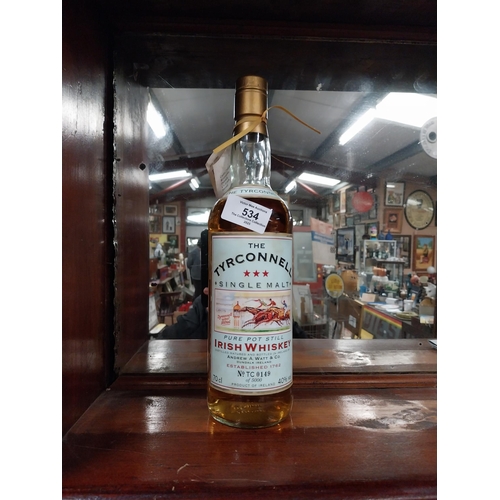 534 - A special bottling of The Tyrconnell Single Malt, distilled and matured to re-launch The Tyrconnell,... 