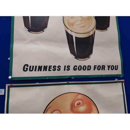 550 - A Guinness a Day Guinness is Good For You advertising poster printed by John Waddington Ltd Leeds. {... 