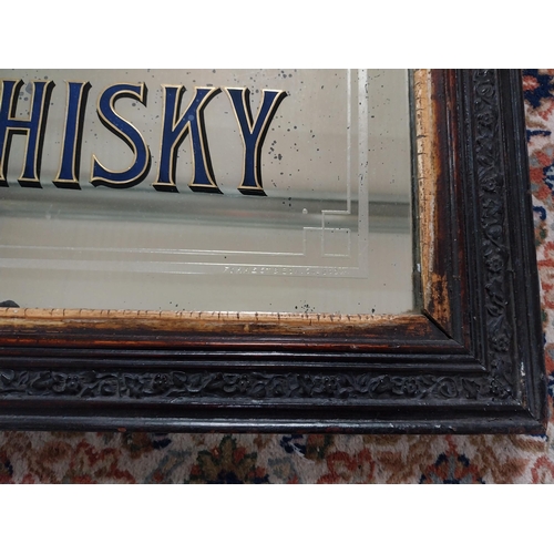 600 - John Haig Ltd Markinch Special Old Scotch Whiskey framed advertising mirror. {56 cm H x 91 cm W}.