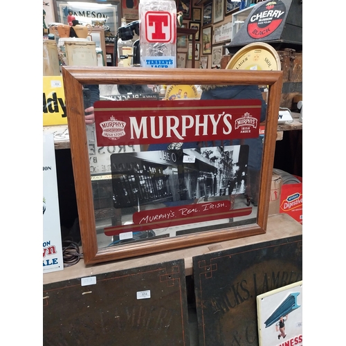 613 - Murphy's Irish Stout light up advertising box. {64 cm W}.