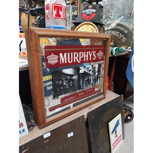 613 - Murphy's Irish Stout light up advertising box. {64 cm W}.