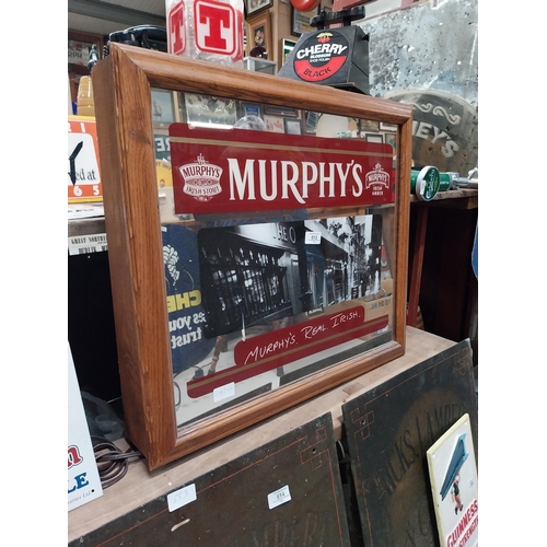 613 - Murphy's Irish Stout light up advertising box. {64 cm W}.