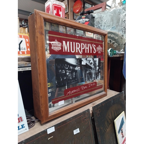 613 - Murphy's Irish Stout light up advertising box. {64 cm W}.