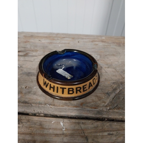 725 - Great Stuff this Bass Royal Doulton ashtray {2 cm H  x 12 cm Dia} and Whitbred Stout ashtray {3 cm H... 