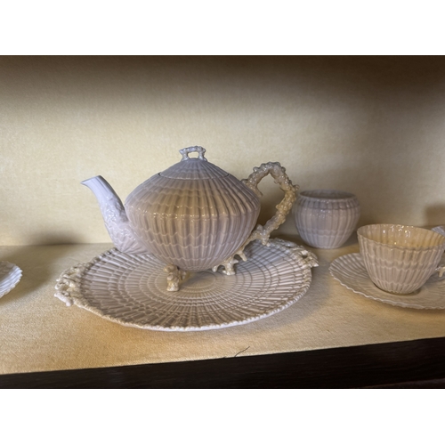 239 - 3rd. Period Belleek tea service.