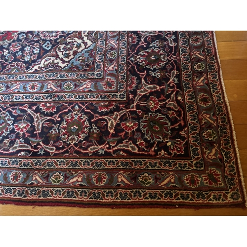 424 - Mansur Persian carpet square. {400 cm W x 289 cm D}