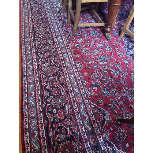 425 - Sarouk Persian carpet square.{289 cm H x 360 cm W}.