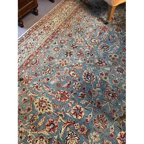 454 - Decorative antique Bessarabian Persian carpet square. {310 cm H x 222 cm W}.