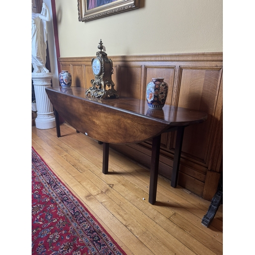 59 - Good quality mahogany Wakes/ Hunt table, raised on square champhered legs, in the Georgian manner. {... 