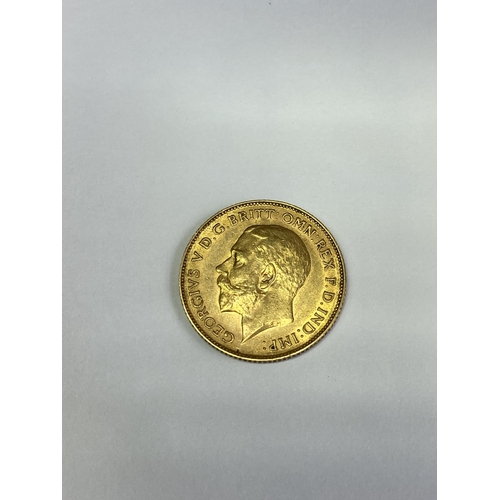 963 - George V. Gold half sovereign. 1913.