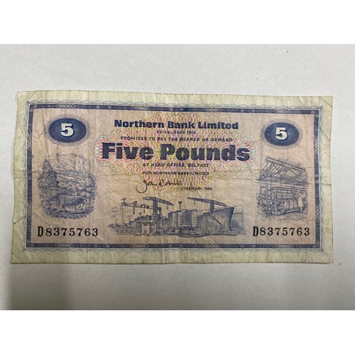 973a - Northern Bank Limited  � 5 note D8375763