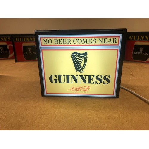 485A - 1970's style Guinness No beer comes near counter display light box